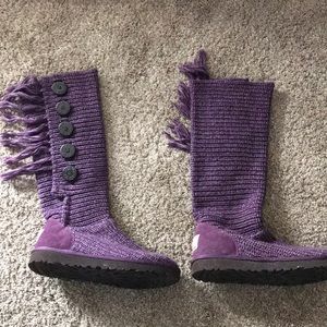 EUC UGG cardi tall boots, size 7